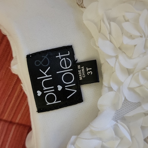 Pink & Violet Girls Dress - Picture 3 of 6